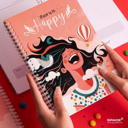 Notebook - Choose to be Happy - Space