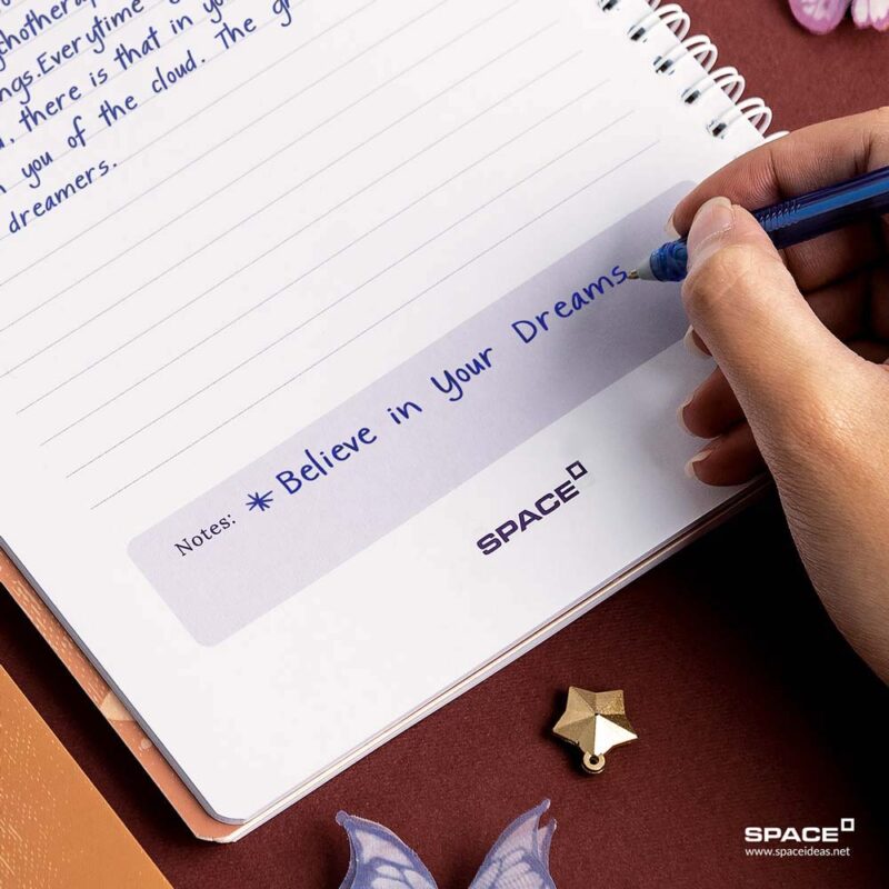 ⁦Notebook - Believe in your Dreams - Space⁩ - الصورة ⁦3⁩