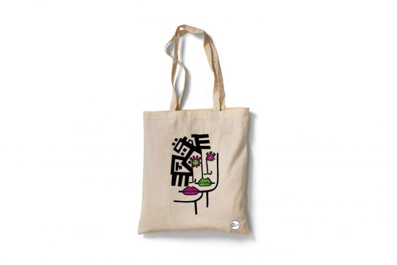 Black Calligraphy Bag